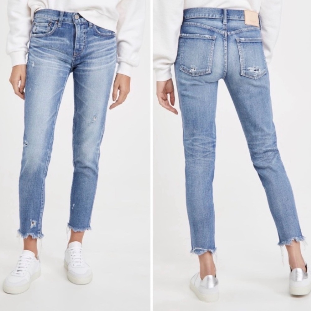 Moussy Vintage Denim Diana Skinny Distressed Jeans Size 24